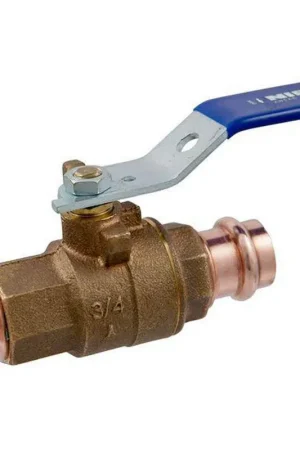 Clearance NIBCO NF84HCA PC-585-70-66 1 in. Bronze Full Port Press 250# Ball Valve