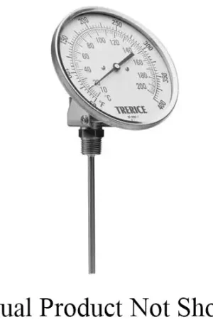 Trerice B8360206 Bi-Metal Thermometer 3 in Dial 1/2 in NPT Certified