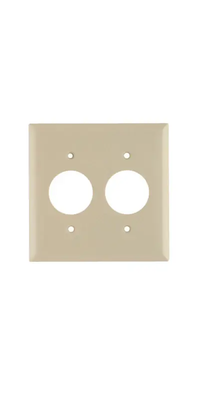 Legrand SP72I Pass & Seymour Wall Plate 2 Gang Standard Ivory Weekend Sale