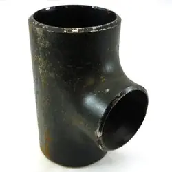 Limited Offer Weldbend 053-030-020 Pipe Reducing Tee, Carbon Steel, 3 x 3 x 2 in, SCH 80/XH