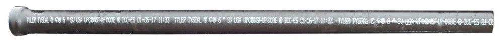 Tyler Pipe 000310 2 x 30 in. Hub x Spigot Cast Iron Soil Pipe Secure Checkout