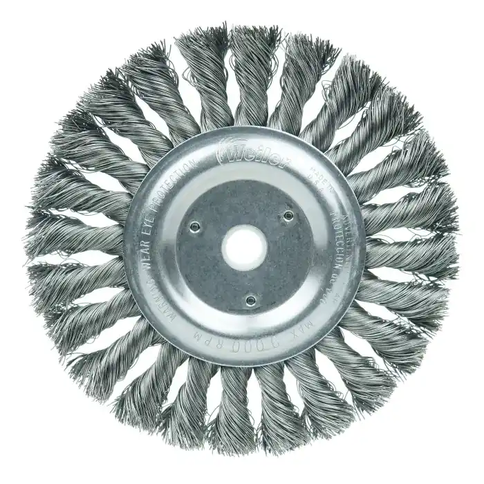 Best Price Weiler 08095 Wheel Brush - 6 in Diameter - 1/2 in Width - 5/8 to 1/2 in Arbor