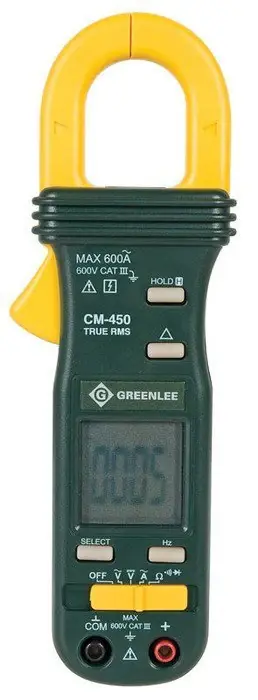 Greenlee CM-450 Clampmeter, True RMS AC Direct From Factory