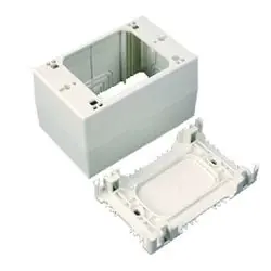 Wiremold NM2044 Non-Metallic Extra Deep Device Box 1-Channel Raceway Markdown