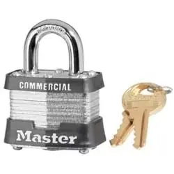 Master Lock 3KA-3945 Tumbler Padlock Keyed Alike 1-9/16 Width 3945 Today Only