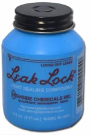 Reduced Price Highside Chemicals 10004 Leak Lock 4 oz Brush Top Jar Pipe Joint Compound