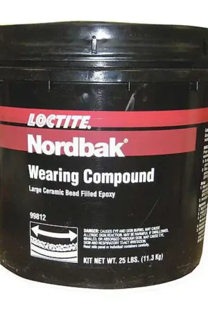 High Quality Loctite 1327836 Nordbak High Impact Wearing Compound, Grey, 25 lb Kit