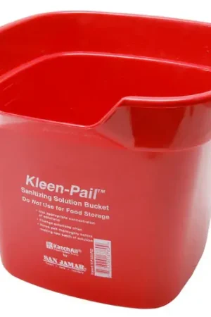 San Jamar KP320RD Pail 10QT Red Best Seller