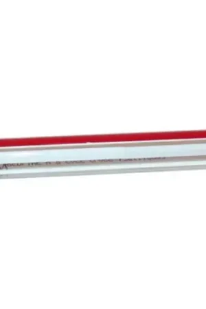 TUBE GLASS RED & WHITE STRIPE 5/8 X 4-3/4 9108-2 for Southbend Today Only