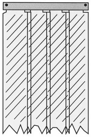 Strip Curtain for Kason 401SA8085090F Fan Favorite