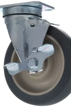 Latest PLATE MOUNT CASTER W/BRAKE 5 W 2-3/8 X 3-5/8 18022-1 for Dynamic Cooking Systems DCS18022-1