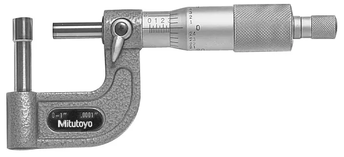 Mitutoyo 115-314 MTI 1 OD MIC W/SPHERICAL ANVIL .315 RADIUS .0001 Fan Favorite