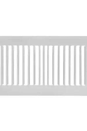 New Release Hart & Cooley 11306 10 x 4 White Toe-Space Grille (420 Series)
