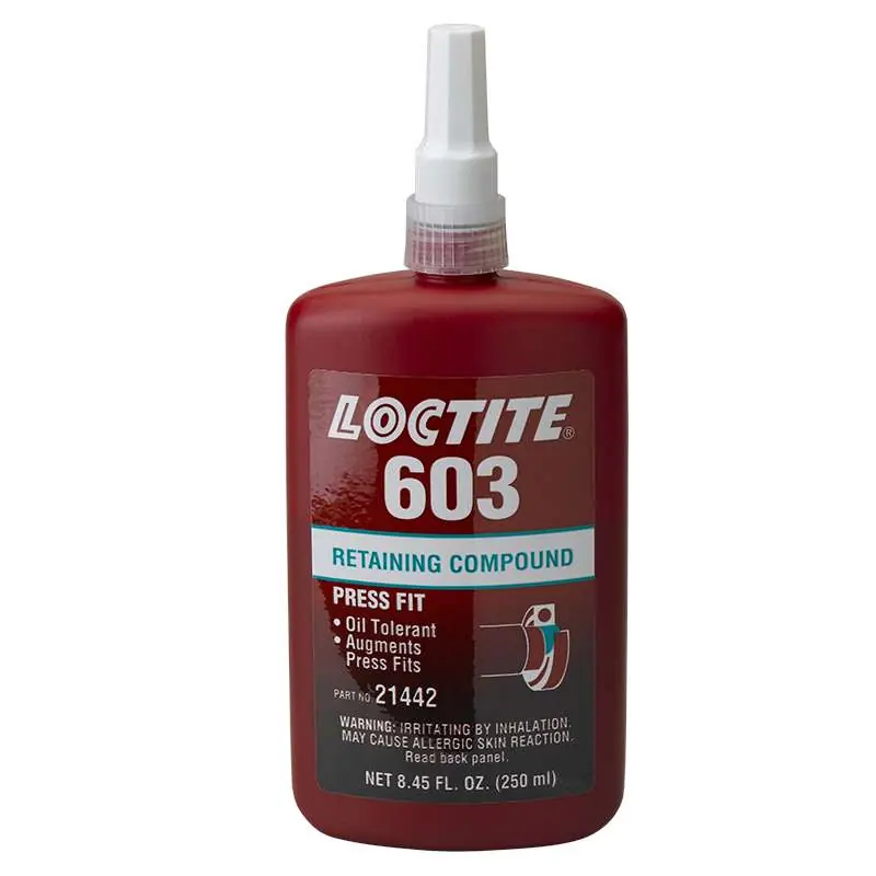 Special Offer Loctite 231101 603 Cylindrical Fitting Press Fit Oil Tolerant Retaining Compound 250ML Bottle