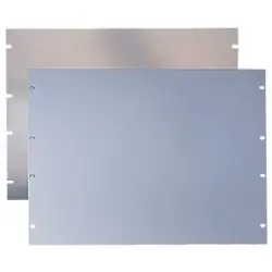 HOFFMAN P19RP2UP Panel, Rack Mounting, Size/Dims: 2Ux19.00, Material/Finish: Steel/LtGray Time-Limited
