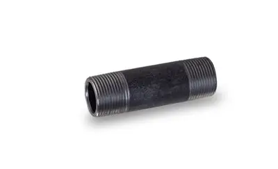 Everflow NPXB2000 2 x Close Schedule 80 Heavy Duty Black Nipple Certified