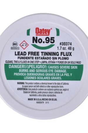Oatey 30374 No. 95 Tinning Flux - Lead Free 1.7 oz - Pkg Qty 12 Authentic