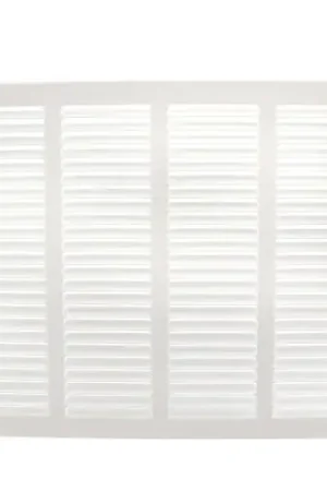 Same Day Shipping Hart & Cooley 43337 16 x 12 White Sidewall/Ceiling Return Air Grille 672 Series