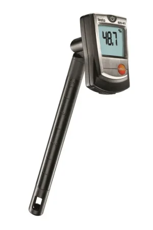 Testo 05606054 Testo 605-H2 Compact Thermal Hygrometer 5 to 95 %RH Time-Limited