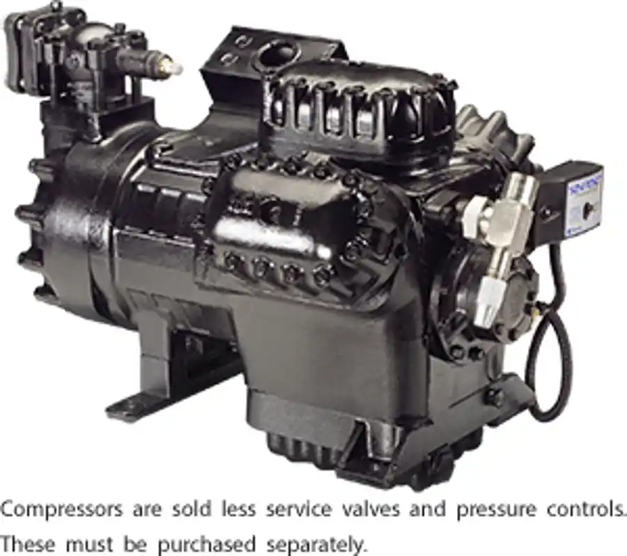 Super Sale Emerson 6RL1-250A-TSK-800 Compressor 208-230-460/3 1-3/8 x 2-1/8 S Semi-Hermetic R502