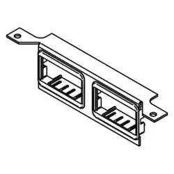 Super Sale Wiremold DTB-2-4TKO DATA BRACKET WITH 4 RJ KO