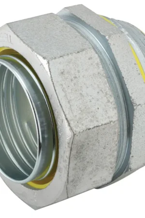 Raco RACO3522 3 Liquidtight Connector INS 3 in. Liquidtight Straight Connector; Insulated Fresh Stock