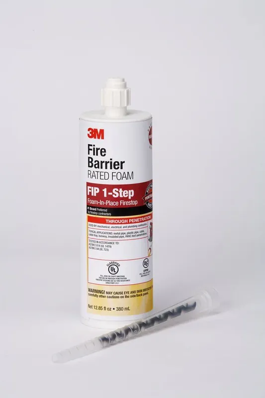 3M 7100020738 Fire Barrier Rated Foam FIP 1-Step, 12.85 fl oz Cartridge Best Price