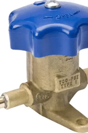 Mueller A14850C Packless Diaphragm Valve, 3/8 Solder Straight Through Extended Ends Seasonal Sale