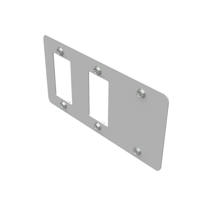 Mega Sale Milbank K5920-11GR Receptacle Face Plate Millennium 520 520 Blank