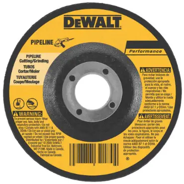 DeWalt DW8437 | High Performance Pipeline Grinding | 7 Diameter | A24R Grit Last Chance