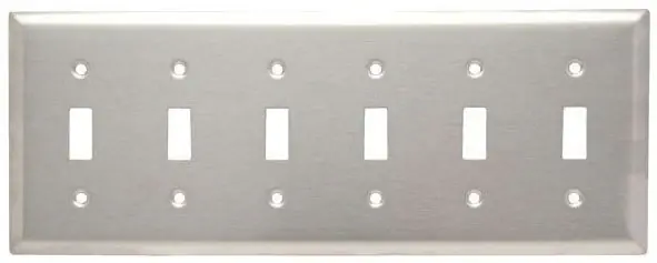 Pass & Seymour SS6 Wall Plate - Standard Finish (Single Unit) Replacement MPN Latest