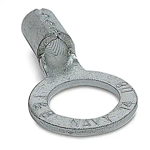 ABB E6-14 Thomas & Betts E6-14 Non-Insulated Large Ring Terminal - #6, 1/4 bolt Shop Now