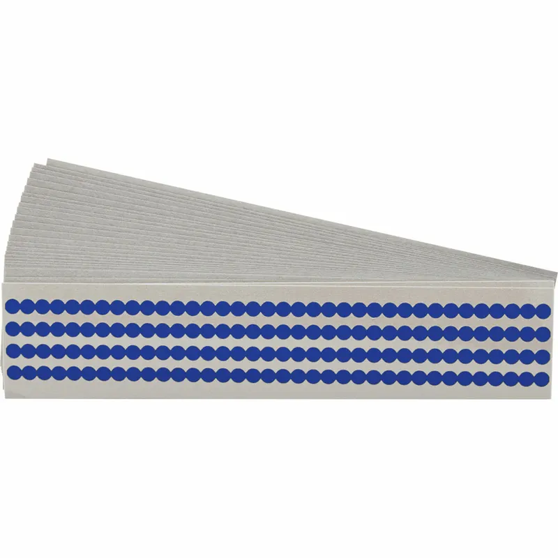 Brady QD-25-BL-PK Circle Label, Vinyl Blue .25 in 25Pk Authentic