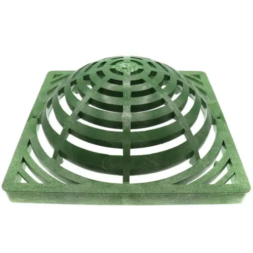 NDS 1280 12 Square Catch Basin Atrium Grate Green Top Pick