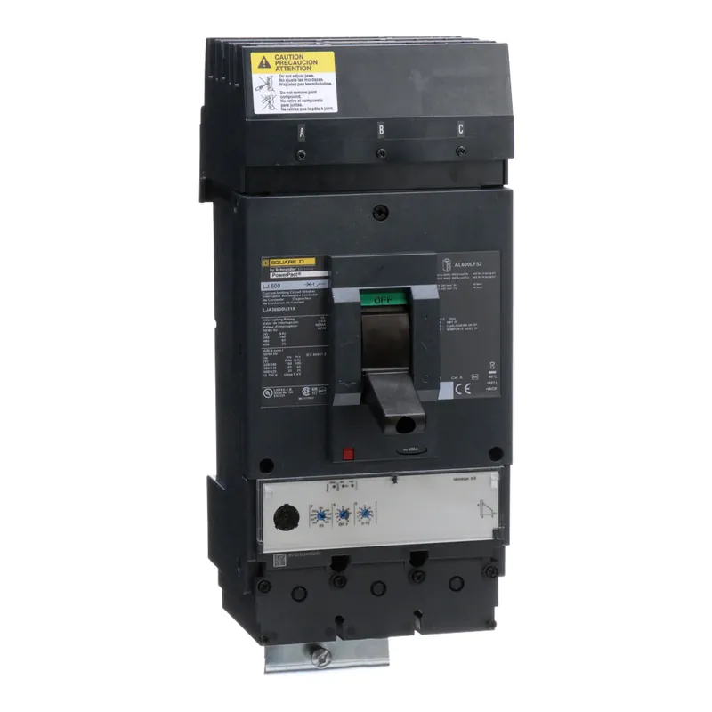 Grab Now Square D LJA36600U31X Molded Case Circuit Breaker 600 Volt 600 Amp 3 Pole 25kA