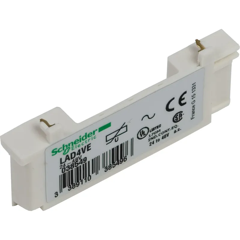 Schneider Electric LAD4VE Square D 24 to 48 VAC Varistor Type Suppressor Module Professional Grade
