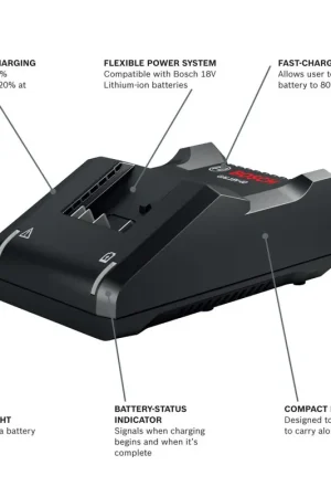 Bosch GAL18V40 18V Lithium-Ion Battery Charger Secure Checkout
