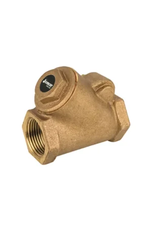 Jomar 105-306 1-1/4 FIP - Bronze Y-Patter Swing Check Valve, Threaded Connection, Class 150, 300 WOG Top Rated