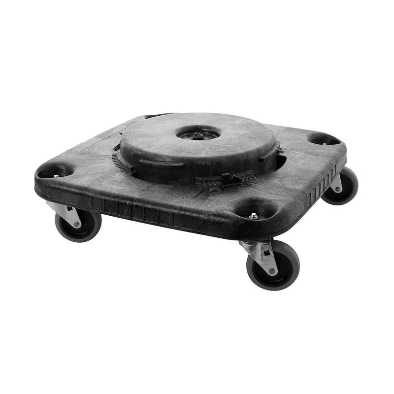 Rubbermaid FG353000BLA Brute® Square Dolly for Container in Black Secure Checkout