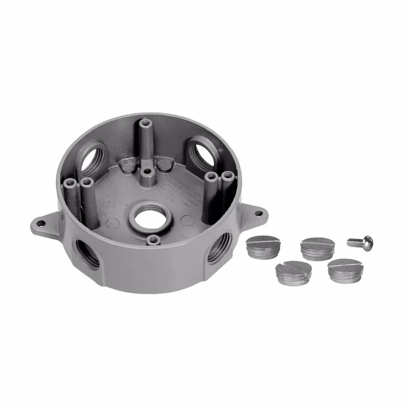 Express Delivery Crouse-Hinds TP7146 Weatherproof Outlet Box 15.5 cu in (1) 1/2 Back Hole