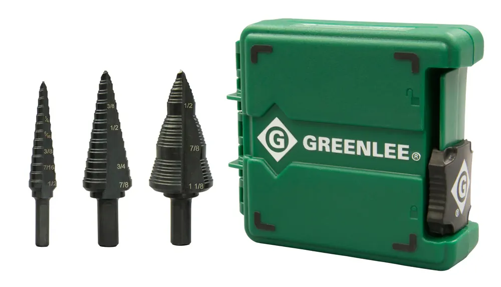 Exclusive Offer Greenlee GSBSET3 Step Bit Set #1 #4 #9