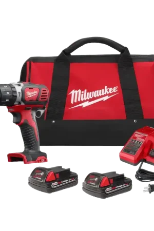 Milwaukee 2607-22CT M18 Compact Hammer Drill Driver Kit with Compact Batteries Don't Miss Out