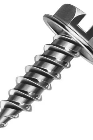 Malco HW7X1/2ZT Zip-In 7 mm x 1/2 in. Zinc Plated Hex Washer Head Self-Drilling & Tapping Screw (Pack of 1000) While Supplies Last