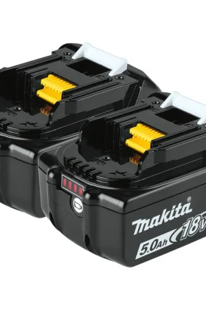 Authentic Makita BL1850B2 18V LXT Lithium-Ion 5.0Ah Battery, 2/pk