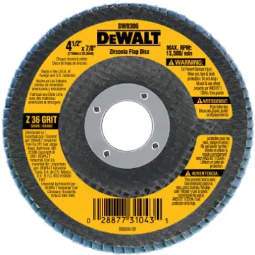 Seasonal Sale DeWalt DW8306 High Performance Type 29 Flap Discs