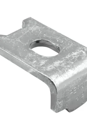 SUPERSTRUT 512U-EG Clamp, Beam, Length 2-1/4 Inches, Rise 7/8 Inch, Electro-Galvanized Steel, For use with A-1200 and A-1400 Channel Top Rated