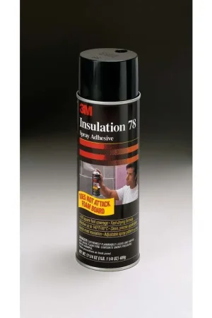 3M 7000046590 Polystyrene Foam Insulation Spray Adhesive 78 Clear 24 fl oz Can Don't Miss Out