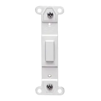 Get Yours Leviton 80700-GY Gray Nylon No Hole Blank Toggle Wallplate Adapter