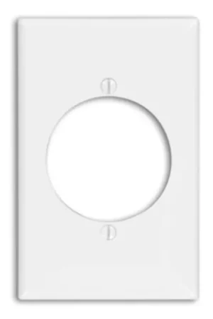 Cheap Leviton 80728-W 1-Gang Flush Mount Device Receptacle Wallplate White