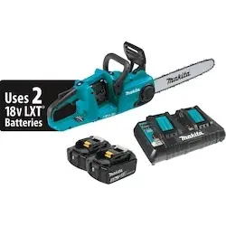 New Release Makita XCU03PT 18V X2 (36V) LXT Lithium-Ion Brushless Cordless 14 Chain Saw Kit (5.0Ah)